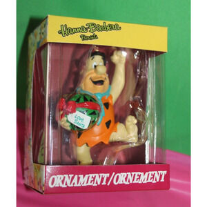 American Greetings Fred Flintstone With Bowling Ball Holiday Ornament AXOR-027p